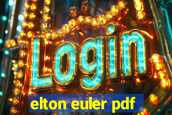 elton euler pdf